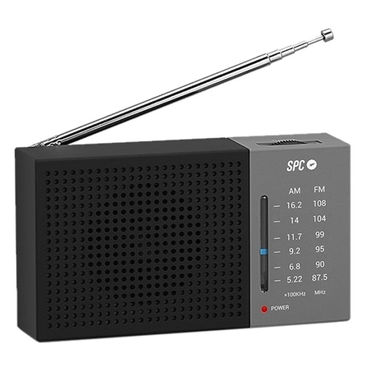 spc jetty lite am/fm radio gris