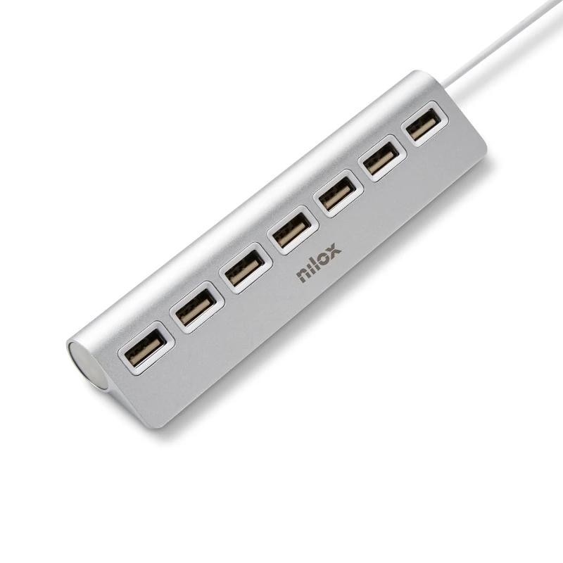 nilox hub 7 puertos usb 2.0