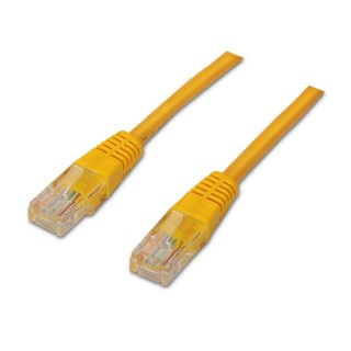 cable red aisens latiguillo rj45 cat.6 utp awg24 amarillo 1.0m