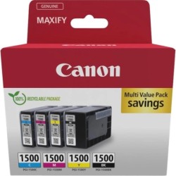 canon multipack canon pgi - 1500 b - c - m - y