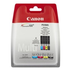 canon multipack canon cli - 551 c - m - y - bk