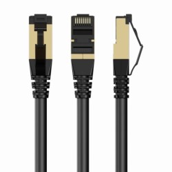 cable red s-ftp gembird cat 8 lszh negro 5 m