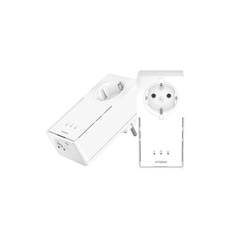 strong strong powerline 2000 kit 2000 mbit/s ethernet blanco 2 pieza(s)