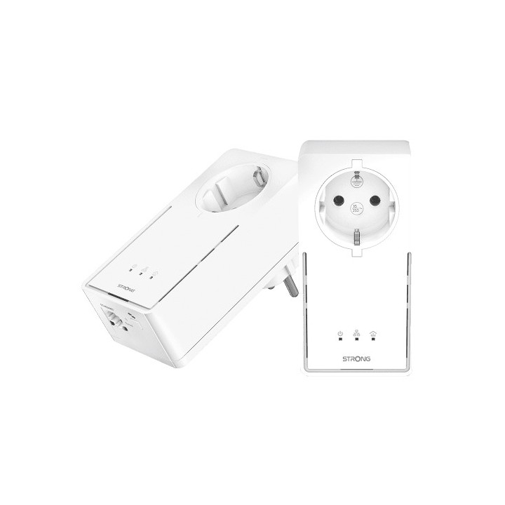 strong strong powerline 2000 kit 2000 mbit/s ethernet blanco 2 pieza(s)