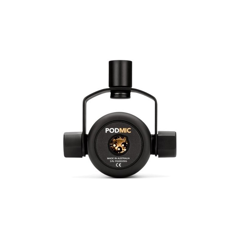 microfono rode podcast podmic filtro antipop interno  soporte antivibr.-giratori