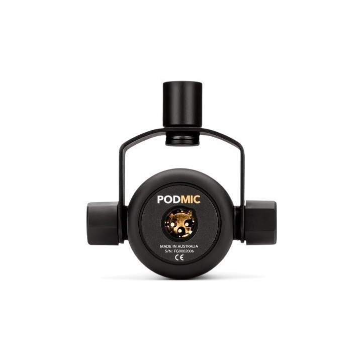 microfono rode podcast podmic filtro antipop interno  soporte antivibr.-giratori