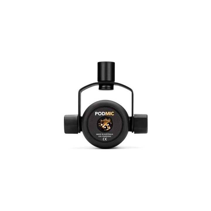 microfono rode podcast podmic filtro antipop interno  soporte antivibr.-giratori