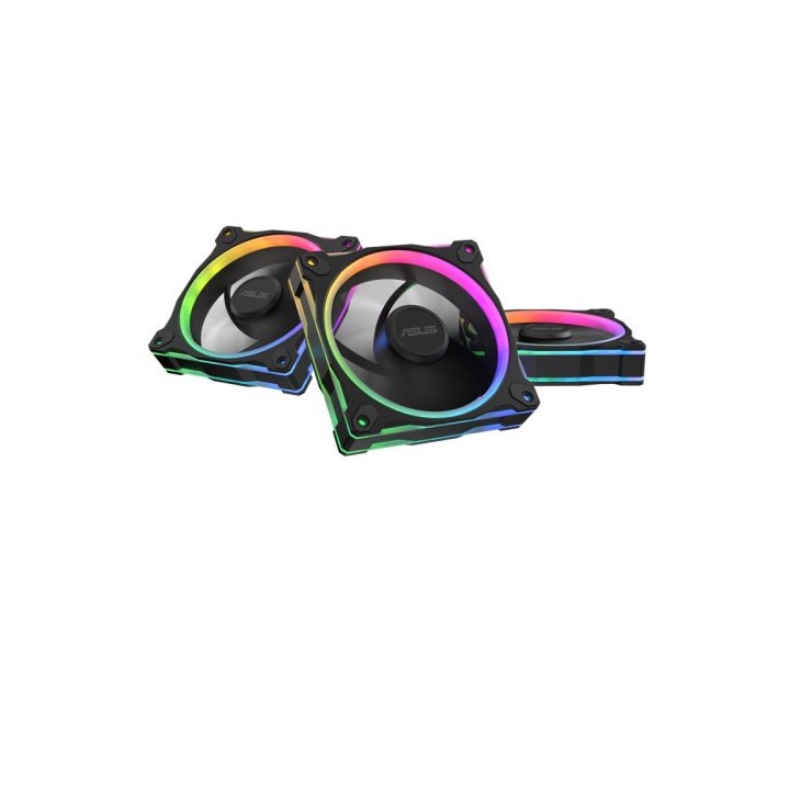 asus asus prime mr120 fan argb reverse black 3in1 carcasa del ordenador ventilador 12 cm negro 3 pie