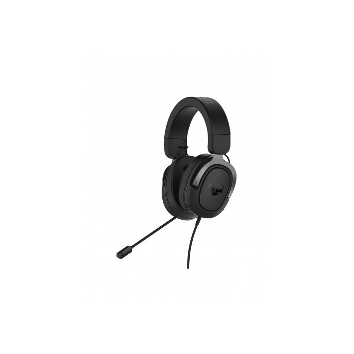 asus asus tuf gaming h3 auriculares diadema negro, gris