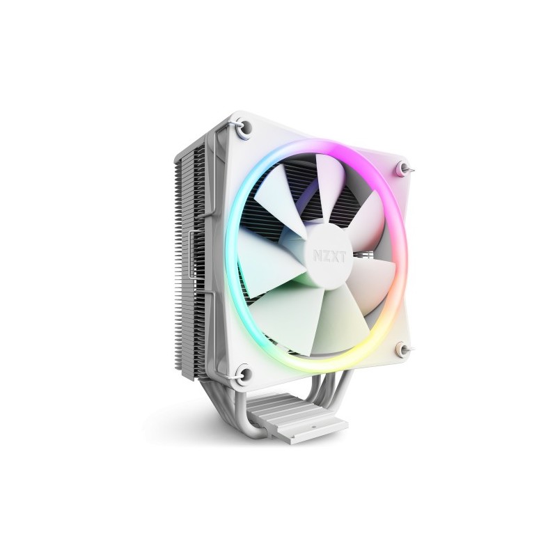 nzxt nzxt t120 rgb procesador refrigerador de aire 12 cm blanco 1 pieza(s)