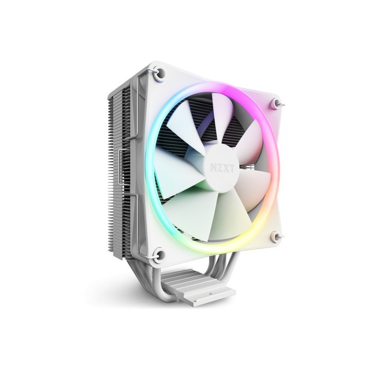 nzxt nzxt t120 rgb procesador refrigerador de aire 12 cm blanco 1 pieza(s)