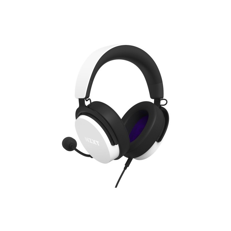 nzxt nzxt relay auriculares con microfono, dts, blanco