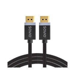 cable dp 1.4 savio cl-176 3m negro 144-2440hz cable 3m 8k-60hz full4k-120hz