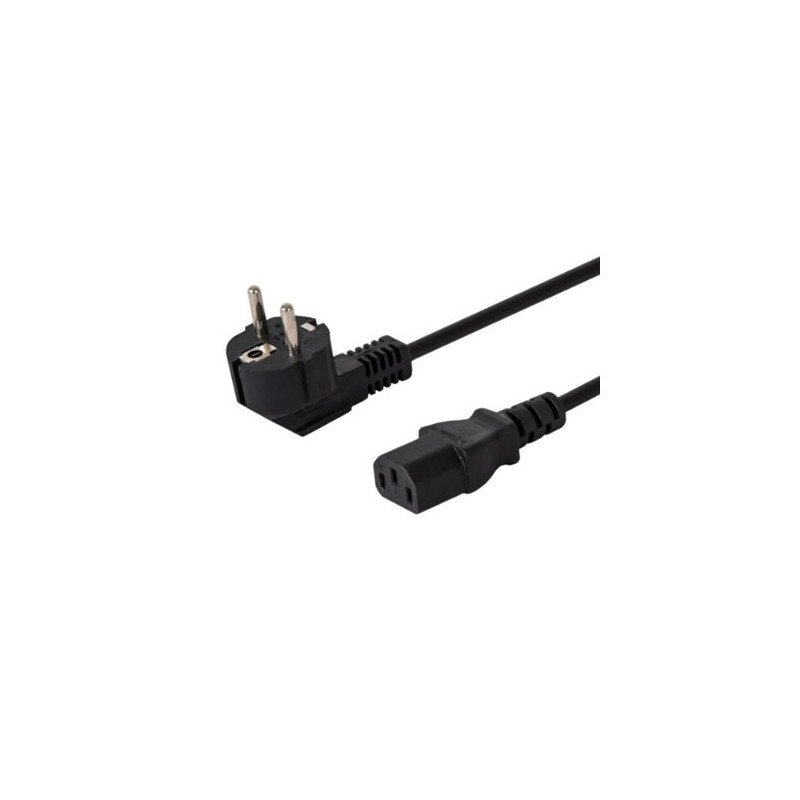 cable alimentacion savio cee 7 7 (e f)- ice c13 10m negro 2 conectores 3 cables param. nominales
