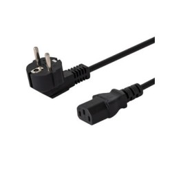 cable alimentacion savio cee 7 7 (e f)- ice c13 10m negro 2 conectores 3 cables param. nominales