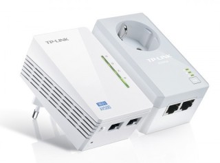 tp-link tp-link kit powerline wi-fi av600, qualcomm, 300mbps en 2.4ghz, 600mbps powerline, homeplug