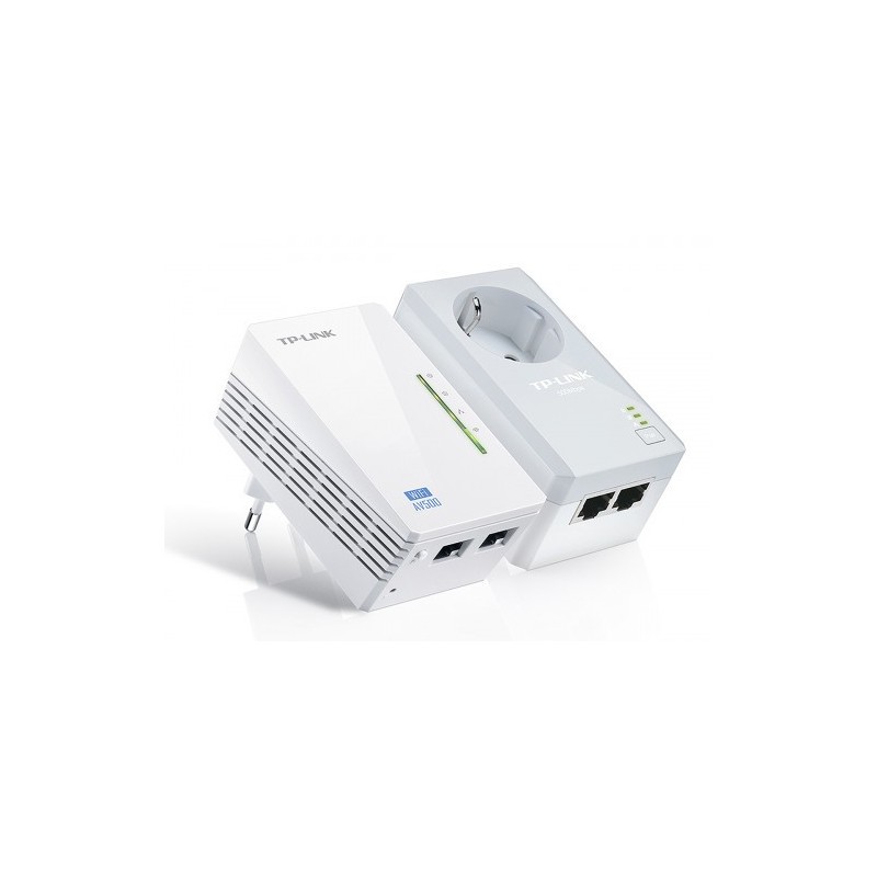 tp-link tp-link kit powerline wi-fi av600, qualcomm, 300mbps en 2.4ghz, 600mbps powerline, homeplug