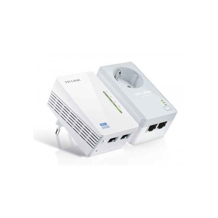tp-link tp-link kit powerline wi-fi av600, qualcomm, 300mbps en 2.4ghz, 600mbps powerline, homeplug