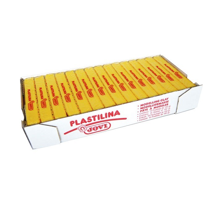 pastilla plastilina jovi 150g amarillo 7102