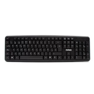 nilox teclado compacto nxkbe000002 usb negro