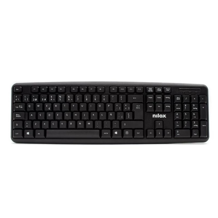 nilox teclado compacto nxkbe000002 usb negro