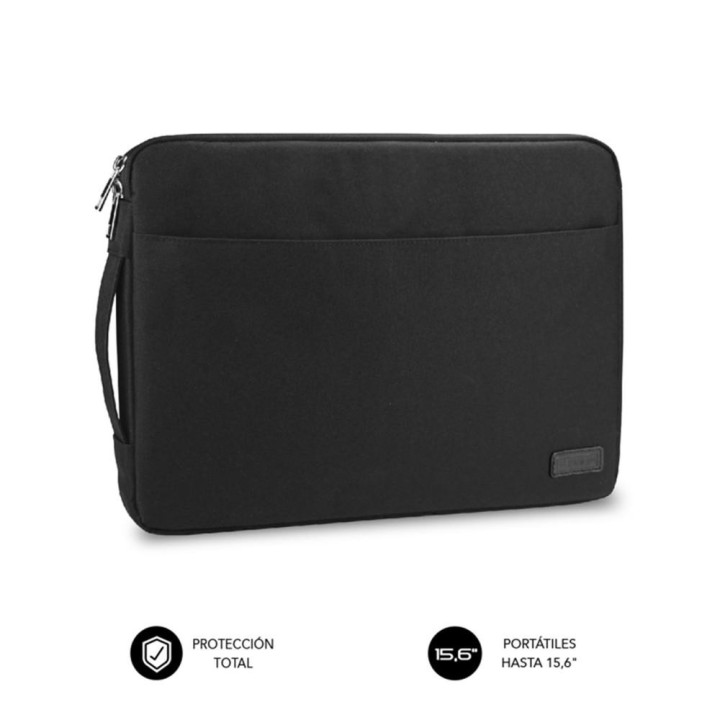 subblim funda subblim urban laptop sleeve para portatil 15.6 pulgadas negro
