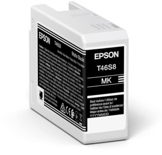 epson cartucho tinta epson singlepack matte negro t46s8 ultrachrome pro 10 ink 25ml sc - p700