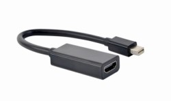 cable adaptador 4k gembird mini displayport a hdmi, negro