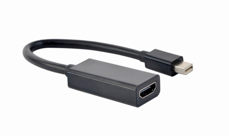 cable adaptador 4k gembird mini displayport a hdmi, negro