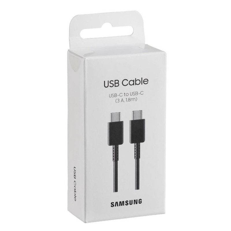 samsung cable samsung original ep - dx310jbegeu usb tipo c -  usb tipo c negro 1.8m