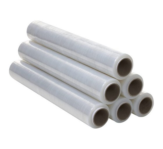 varios caja de 6 bobinas film transparente 50 cm ancho 23 micras 2300 gramos x rollo 324trans. 324tr