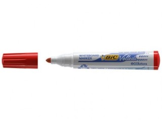 bic marcador para pizarra blanca 1701 tinta a base de alcohol trazo 1,5mm. rojo velleda 904939  pack
