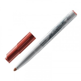 bic marcador para pizarra blanca 1741 tinta a base de acetona trazo 1,4mm. rojo velleda 9581691  pac