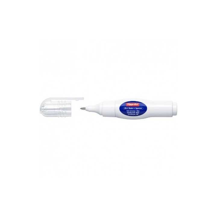 tipp-ex lapiz corrector mini shaken squeeze punta fina 4ml. tippex 8481612  pack: 10 unidades