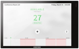 crestron crestron 7 in. wall mount touch screen, black smooth (tsw-770-b-s) 6510813