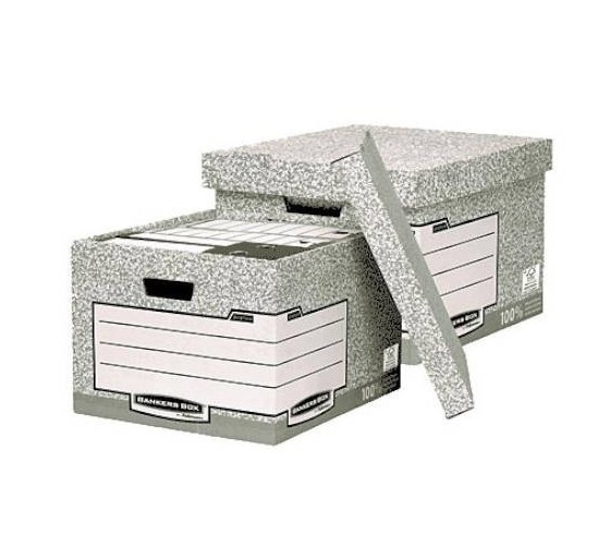 bankers box contenedor archivo bankers box 01810-ffeu  pack: 10 unidades