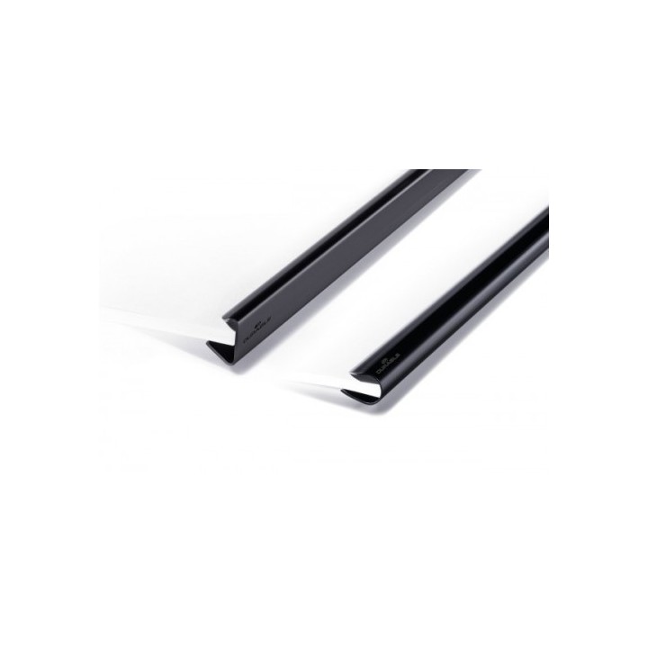 durable caja 25 lomeras de plastico a4 de 12 mm negro durable 2912-01