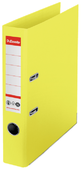 esselte archivador co2 neutral no1 a4 lomo 50mm amarillo vivida esselte 627573  pack: 10 unidades