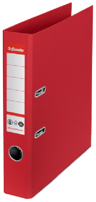 esselte archivador co2 neutral no1 a4 lomo 50mm rojo vivida esselte 627575  pack: 10 unidades