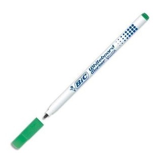 bic marcador para pizarra blanca 1721 tinta a base de alcohol trazo 1mm. verde velleda 841839  pack: