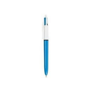 bic boligrafo 4 colores medium trazo 0,3 mm. azul/negro/rojo y verde bic 982866  pack: 12 unidades