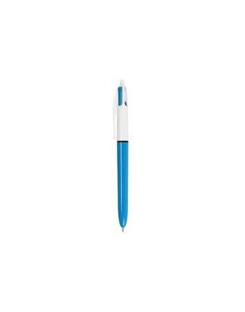 bic boligrafo 4 colores medium trazo 0,3 mm. azul/negro/rojo y verde bic 982866  pack: 12 unidades