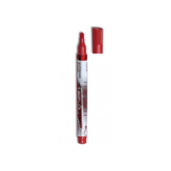 bic marcador para pizarra blanca tinta liquida trazo 2mm. rojo velleda 902089  pack: 12 unidades