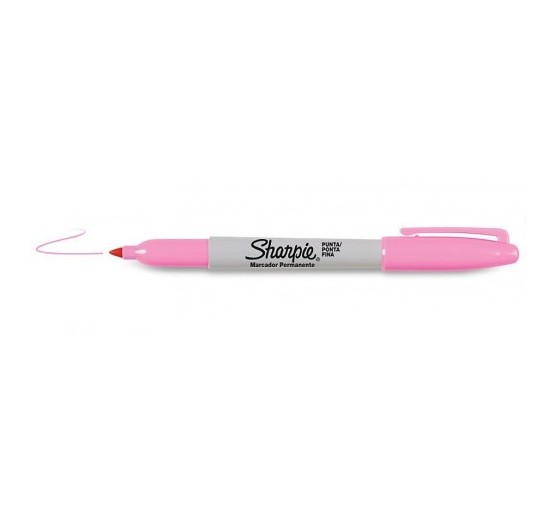 sharpie marcador fine rosa sharpie 2025035  pack: 12 unidades