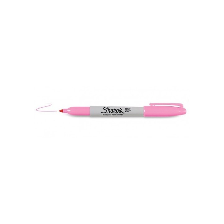sharpie marcador fine rosa sharpie 2025035  pack: 12 unidades