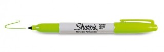 sharpie marcador fine verde lima sharpie 2025037  pack: 12 unidades