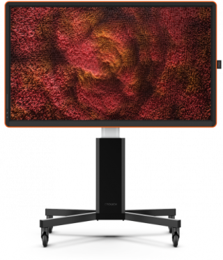 ctouch ctouch canvas 65 regal orange inglass optically bonded touch, no-os touch display, interactiv