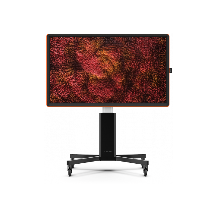ctouch ctouch canvas 65 regal orange inglass optically bonded touch, no-os touch display, interactiv