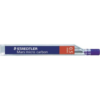 staedtler tubo de 12 minas 0,5mm. alta calidad graduacion hb staedtler 250 05-hb  pack: 12 unidades