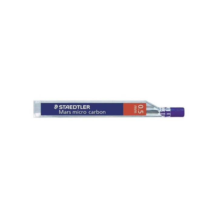 staedtler tubo de 12 minas 0,5mm. alta calidad graduacion hb staedtler 250 05-hb  pack: 12 unidades